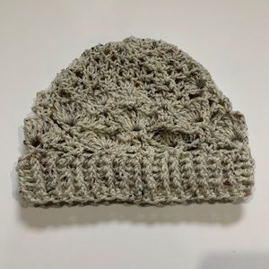 Mariposa’s Beanie Handmade Crochet Boho Adult Winter Beanie Hat Aran Fleck